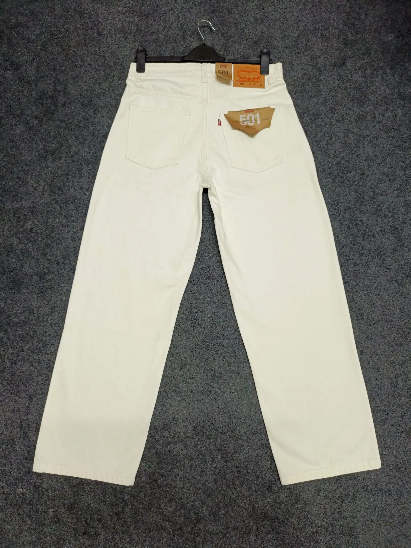 Creamy White Color Denim Jeans Pant - Image 3