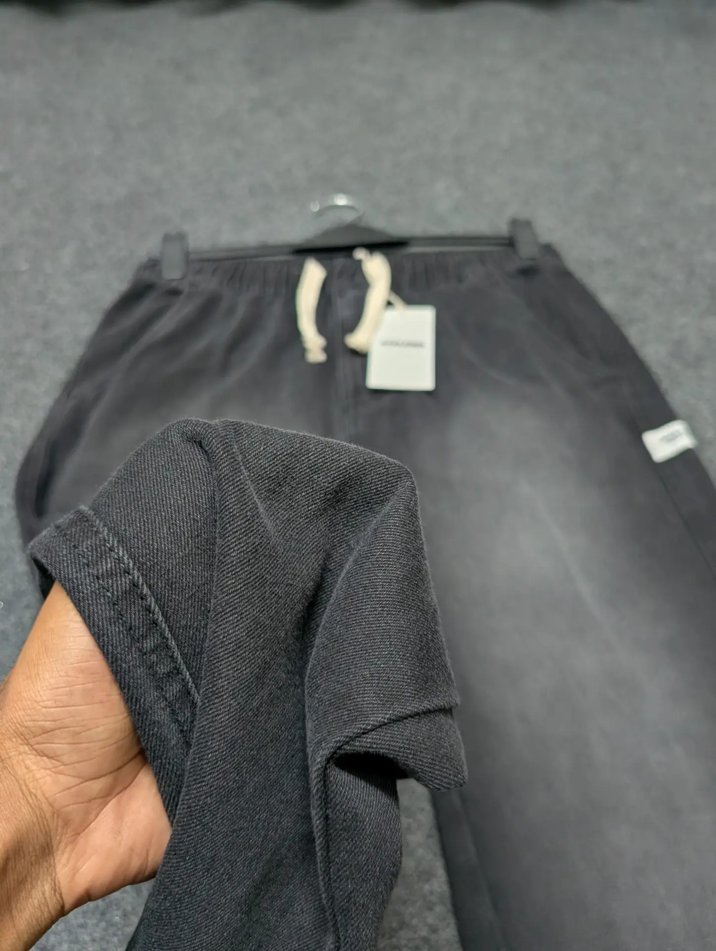 Semi Baggy Denim Trouser - "Deep ash" Color - Image 4