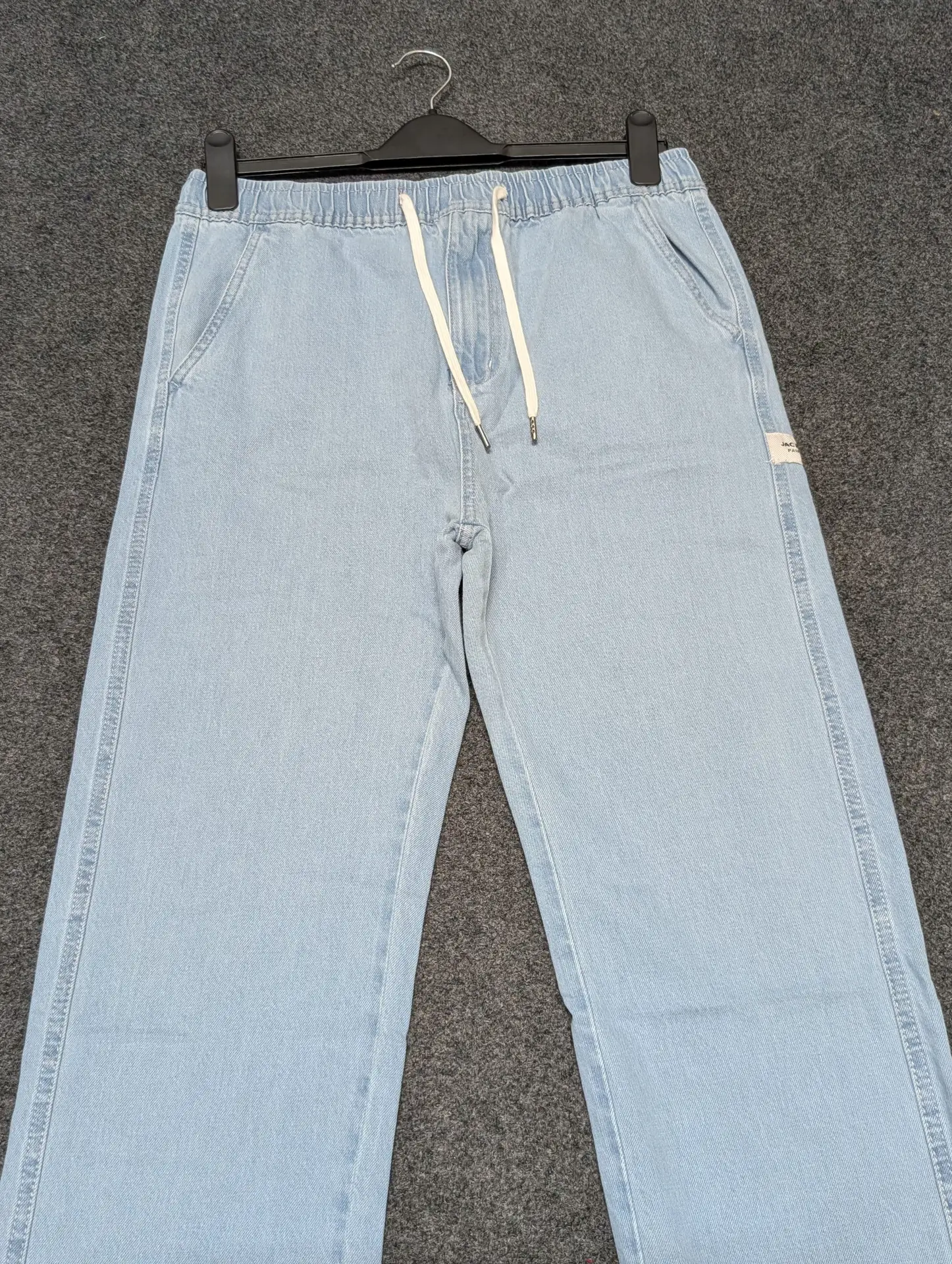 Semi Baggy Denim Trouser - "Light blue" Color - Image 2